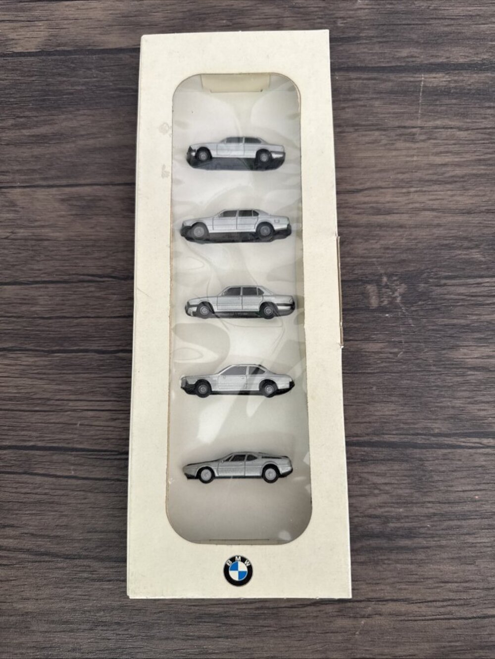 BMW 1:87 HO Scale Dealer Model Car Set 5pc Germany